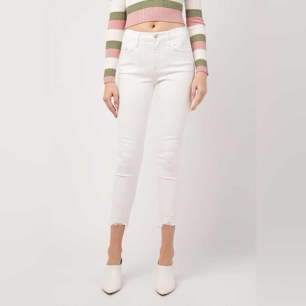Agolde Sophie High Rise Skinny Crop in Aero